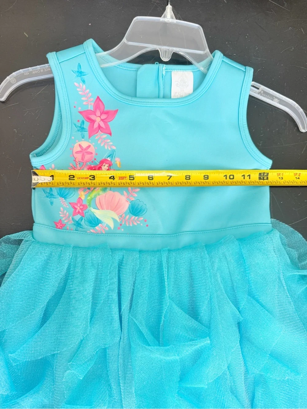 Disney Ariel The Little Mermaid princess costume dress up play dress 5/6
